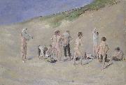 Max Liebermann After Bathing oil on canvas